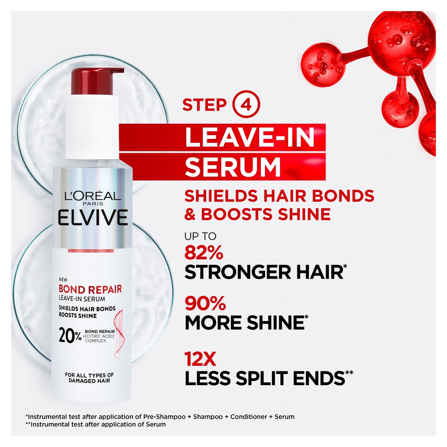 L'Oreal Paris Elvive Bond Repair Leave In Serum 150ml — image 2
