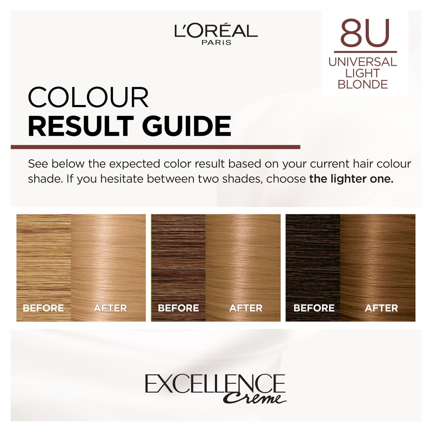 L'Oreal Paris Excellence Universal Nudes 8U Light Blonde Permanent Hair Dye — image 2