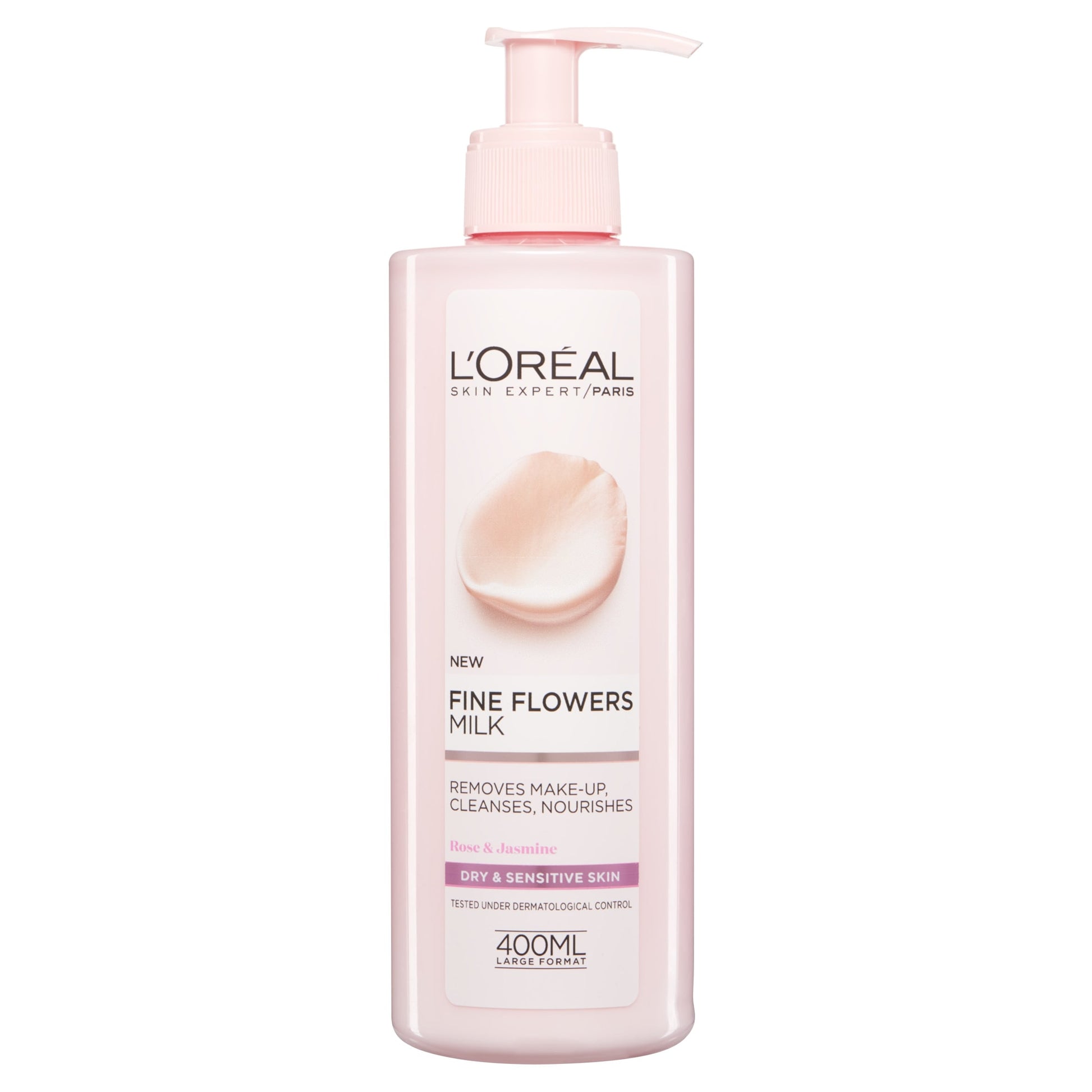 L'Oreal Paris Flowers Cleansing Milk Dry Sensitive 400Ml — image 1