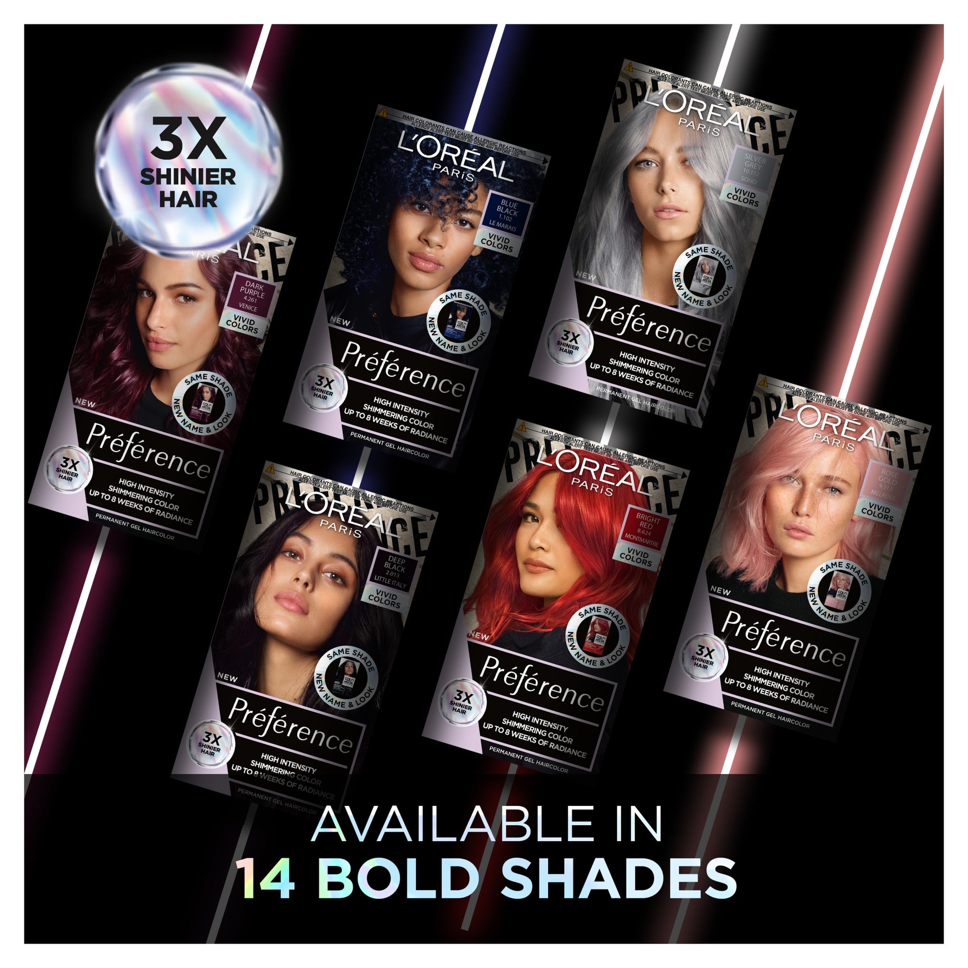 L'Oreal Paris Preference Vivids 8.624 Bright Red Permanent Hair Dye — image 5