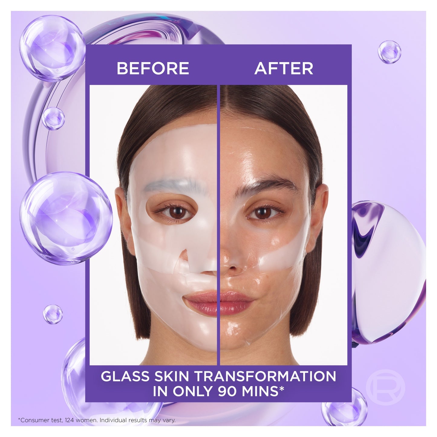 L'Oreal Paris Revitalift Glass skin Hydrogel glow mask — image 4