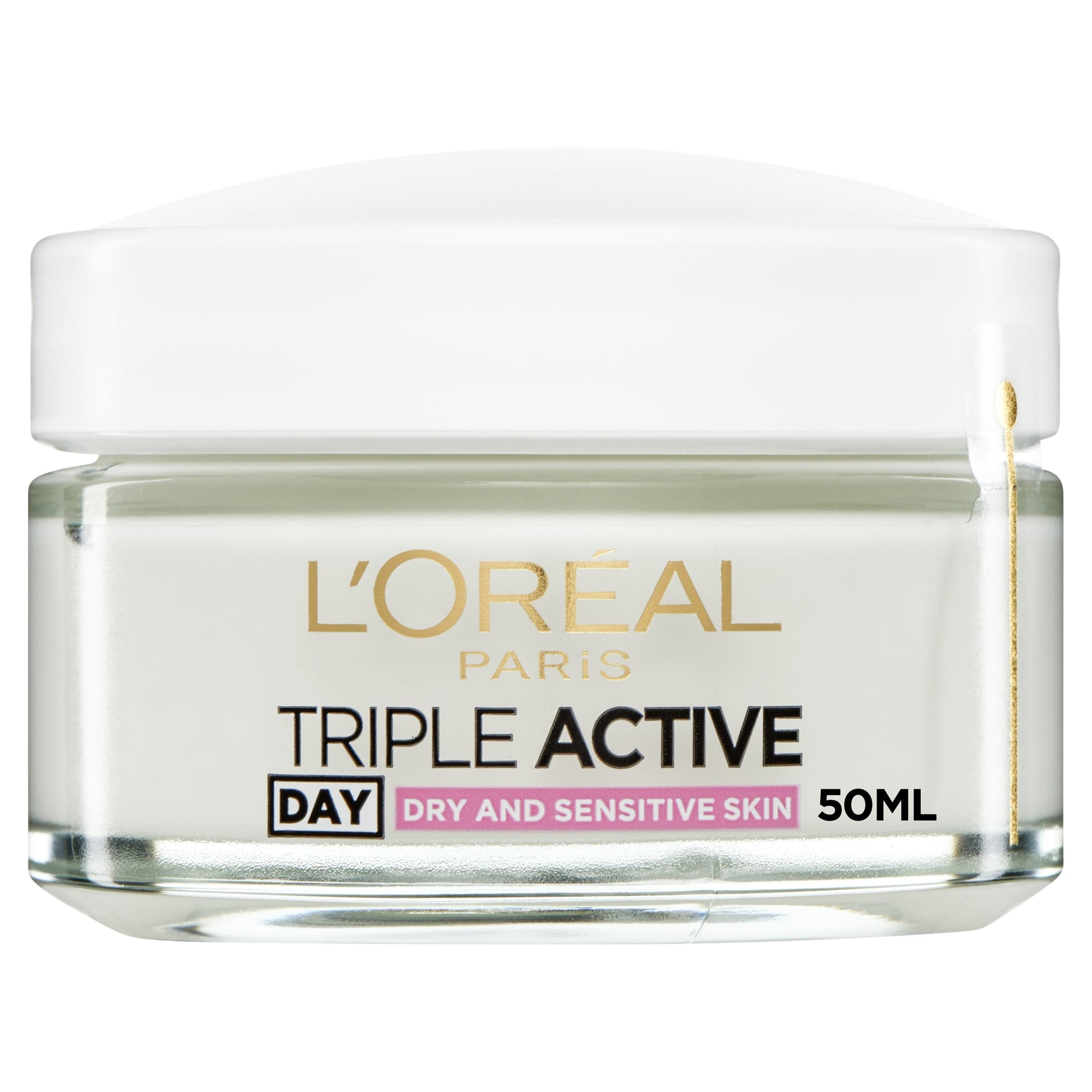 L'Oreal Paris Triple Active Day Moisturiser Dry and Sensitive Skin 50ml — image 1