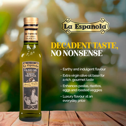 La Espanola Olive Oil Flavoured with White Truffle 250ml — image 2