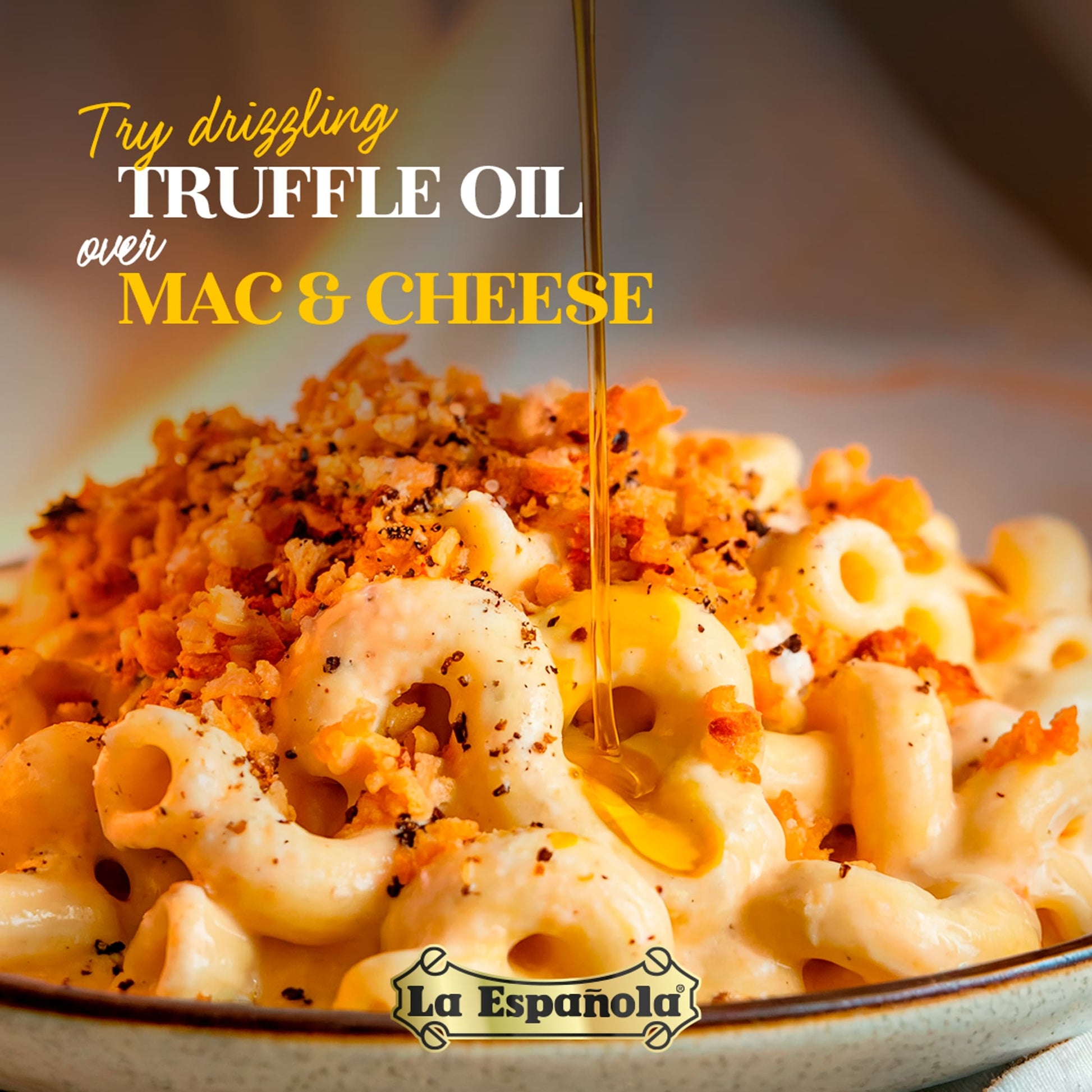 La Espanola Olive Oil Flavoured with White Truffle 250ml — image 3