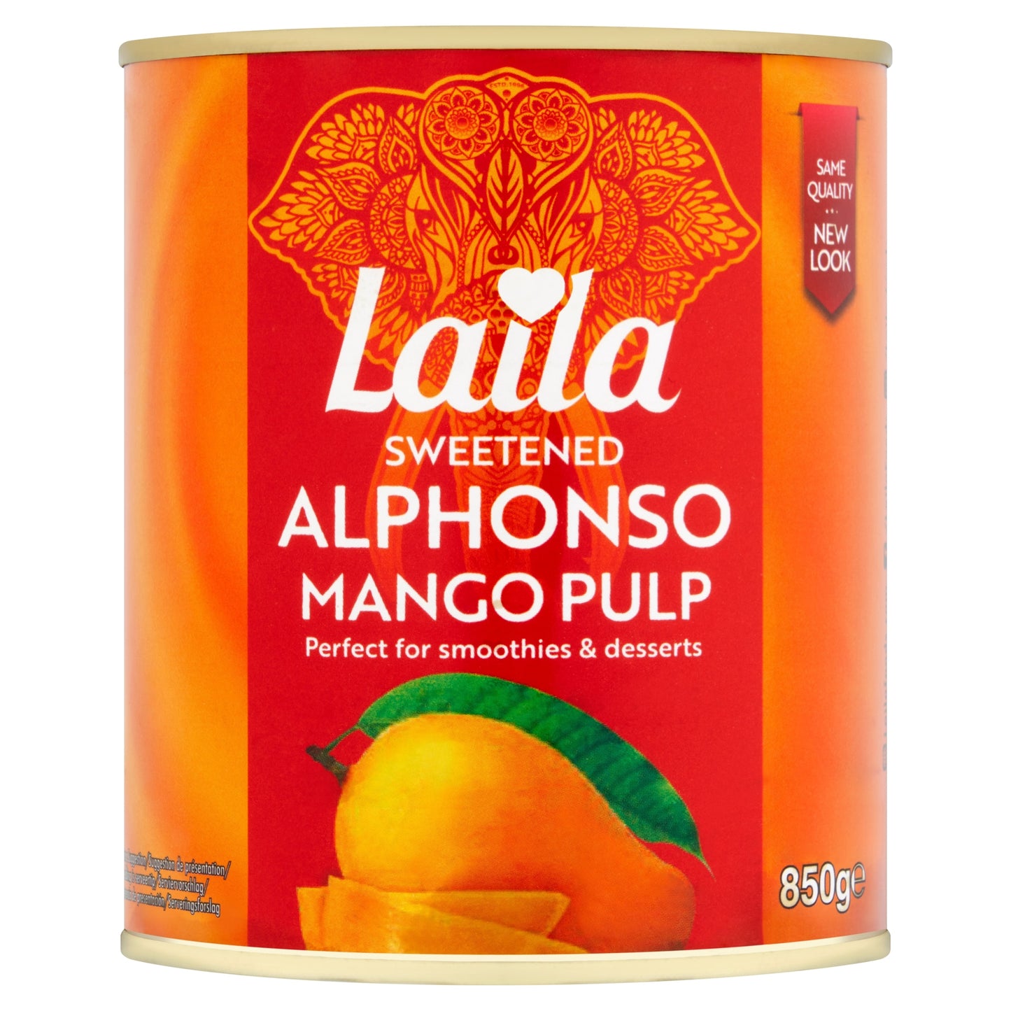 Laila Alphonso Mango Pulp 850G — image 1