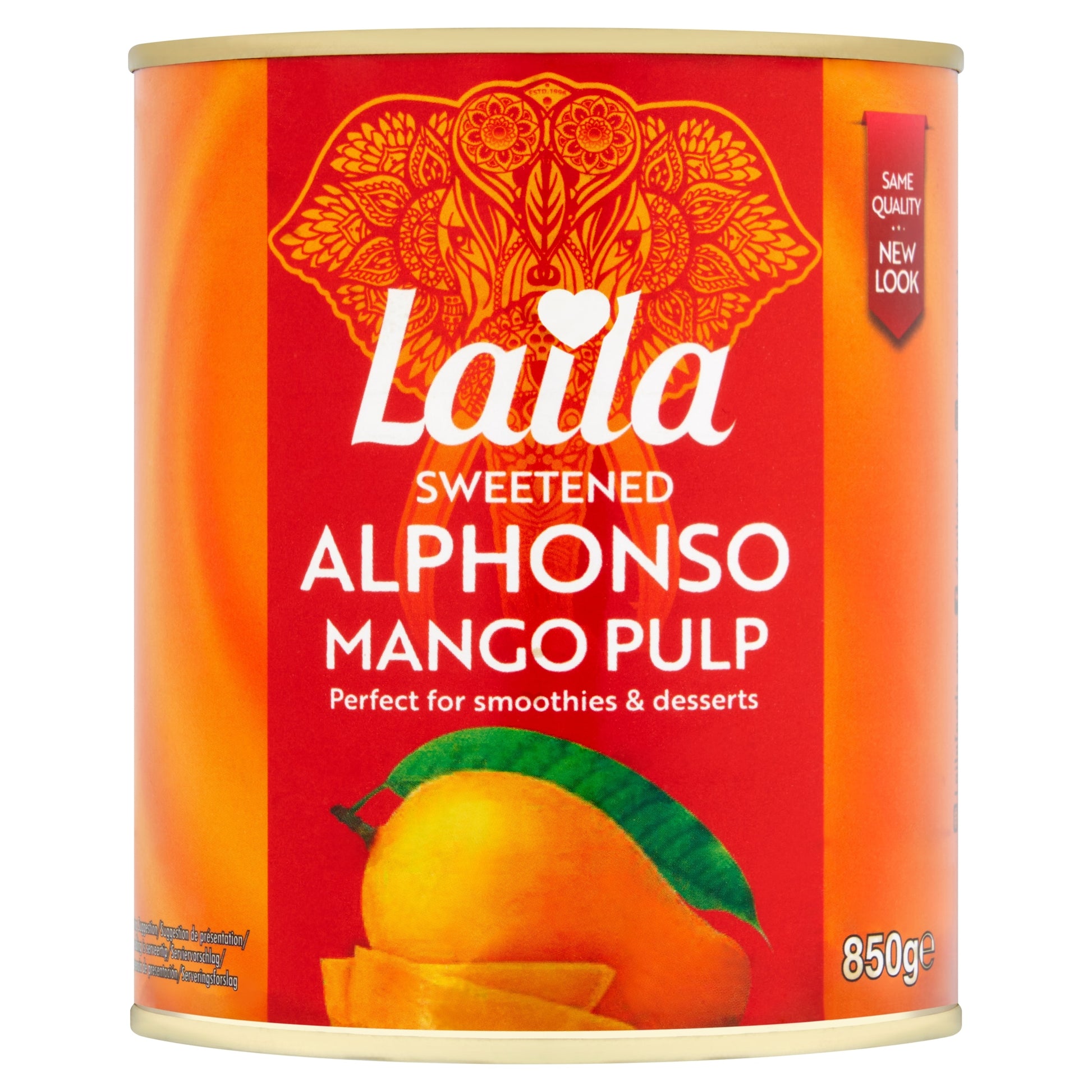 Laila Alphonso Mango Pulp 850G — image 1