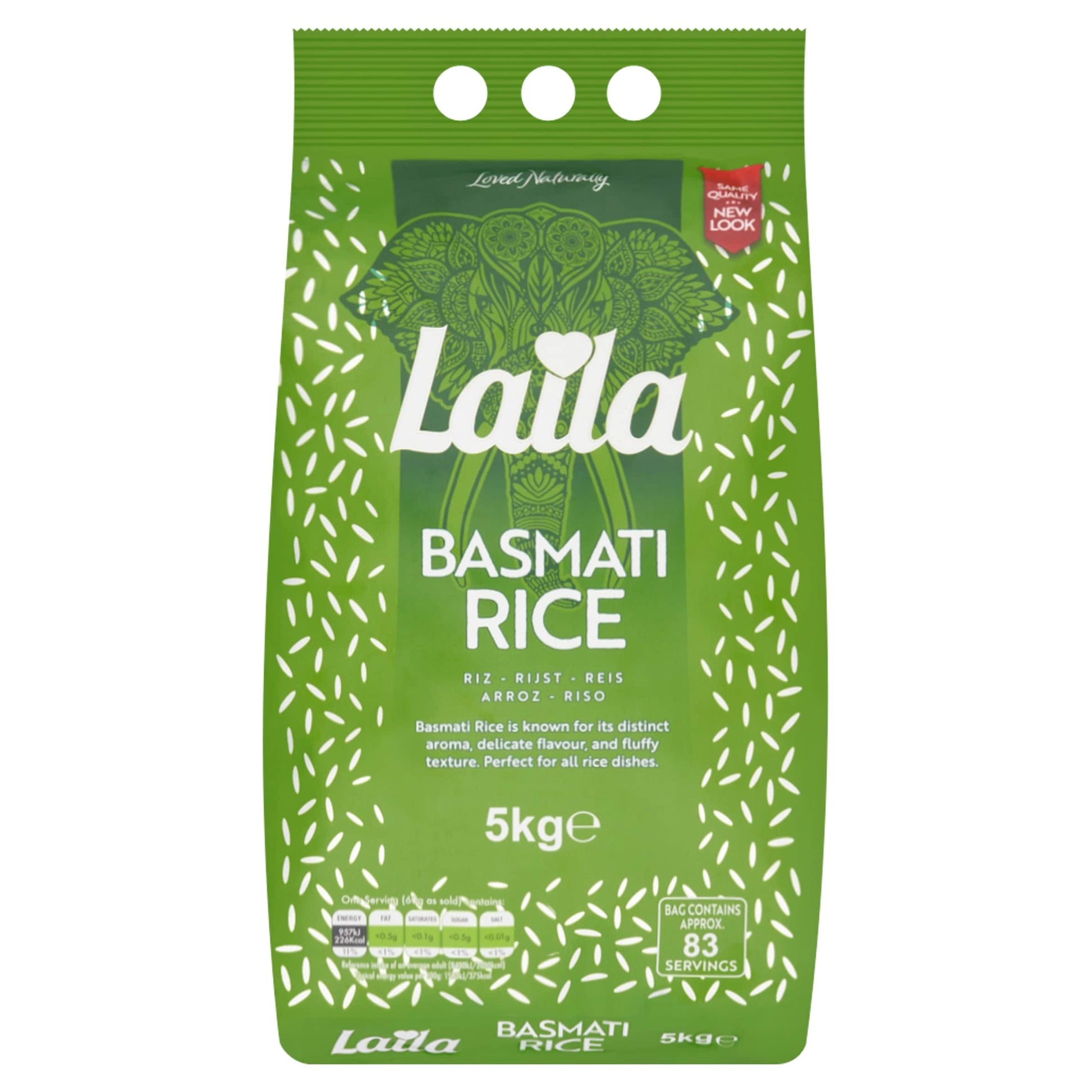 Laila Basmati Rice 5Kg — image 1