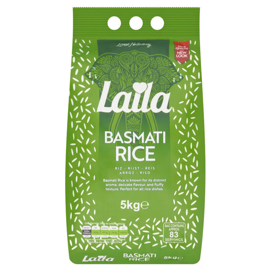 Laila Basmati Rice 5Kg — image 1
