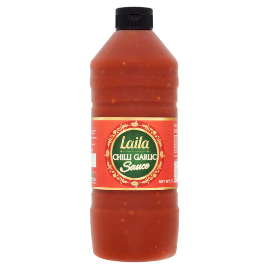 Laila Chilli & Garlic Sauce 1 Litre — image 1
