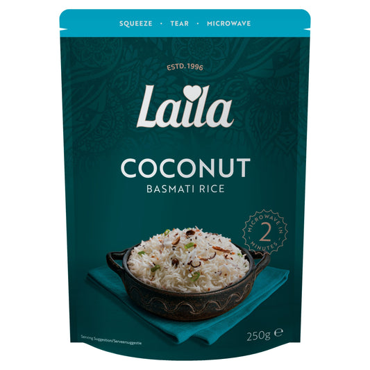 Laila Coconut Microwave Rice 250g — image 1