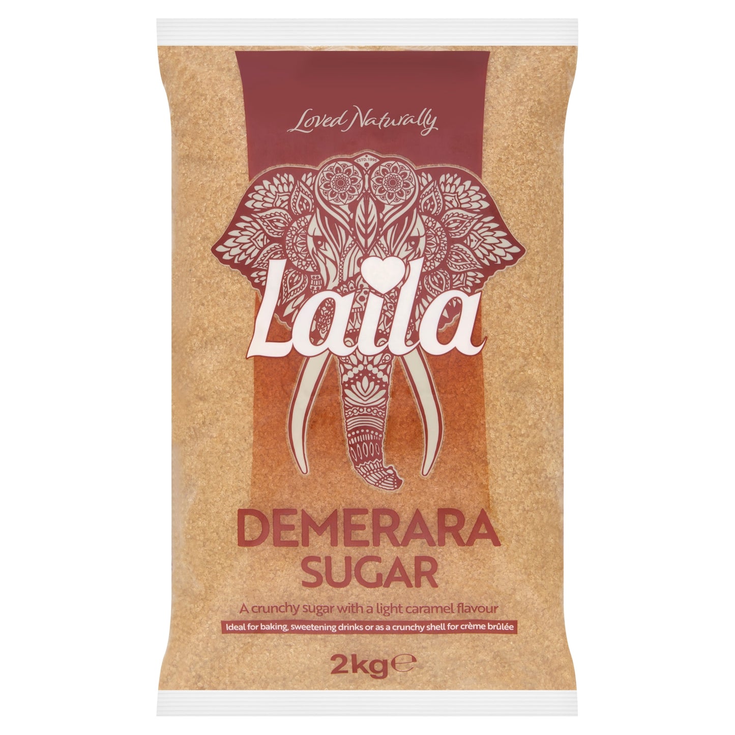 Laila Demerara Sugar 2kg — image 1