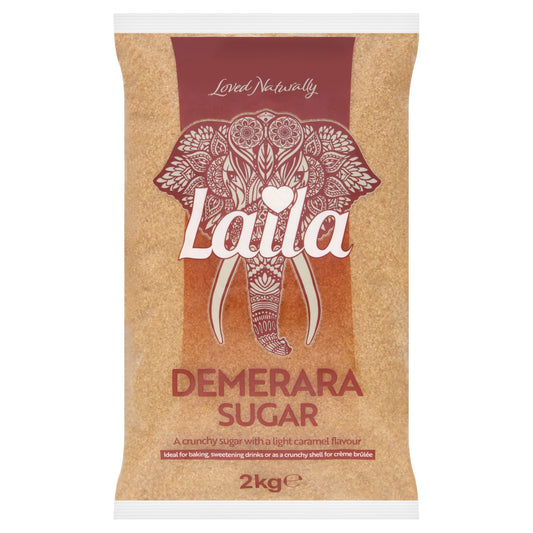 Laila Demerara Sugar 2kg — image 1