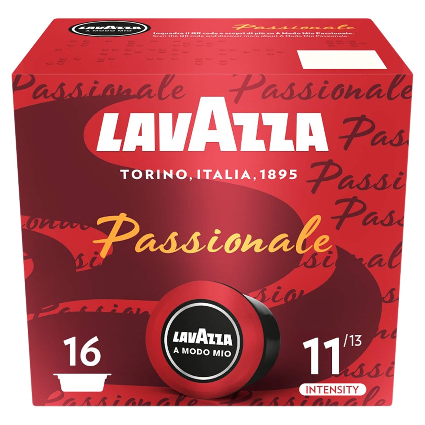 Lavazza A Modo Mio Passionale Coffee 16 Capsules — image 1