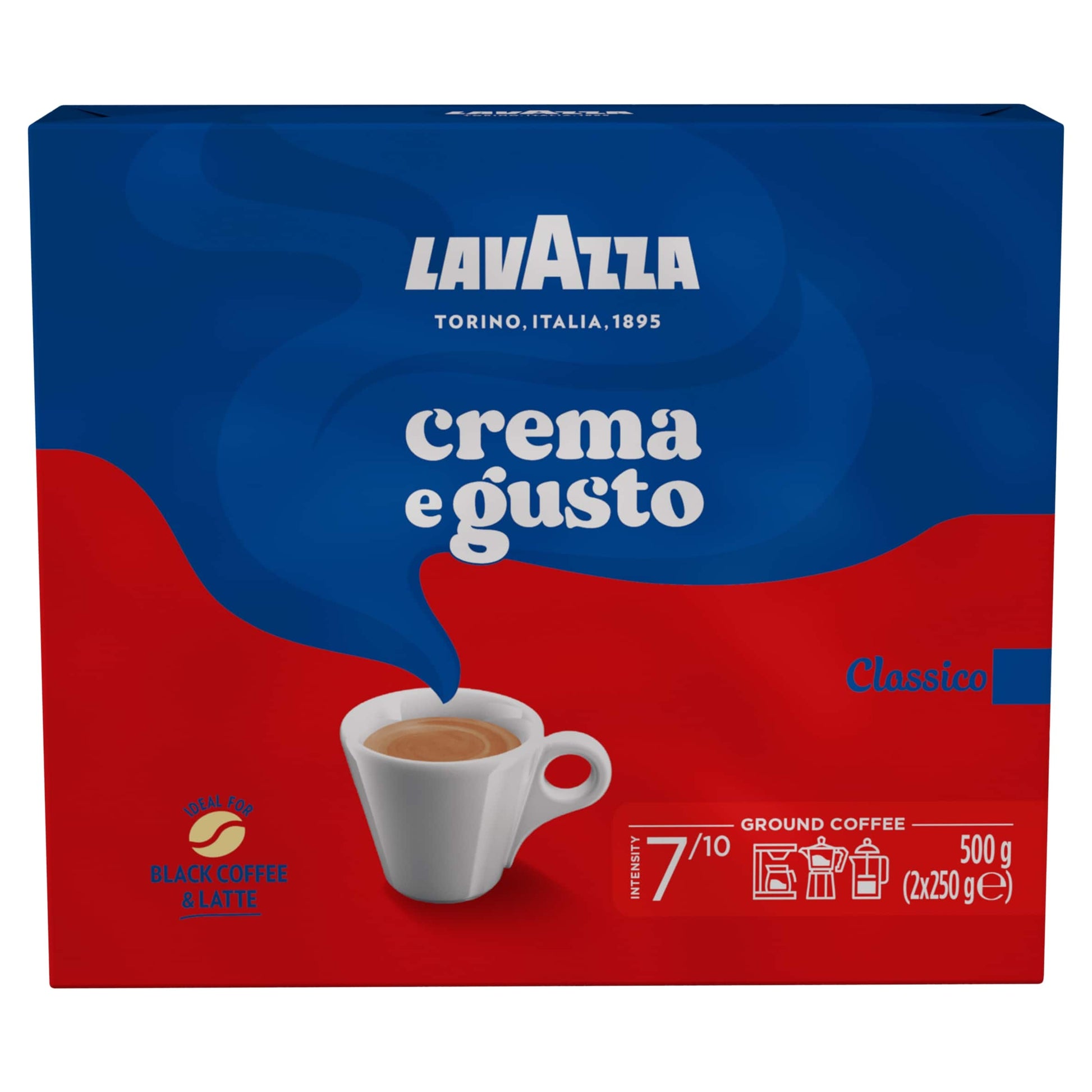 LAVAZZA CREMA E GUSTO CLASSICO GROUND ROASTED COFFEE 500 g — image 1