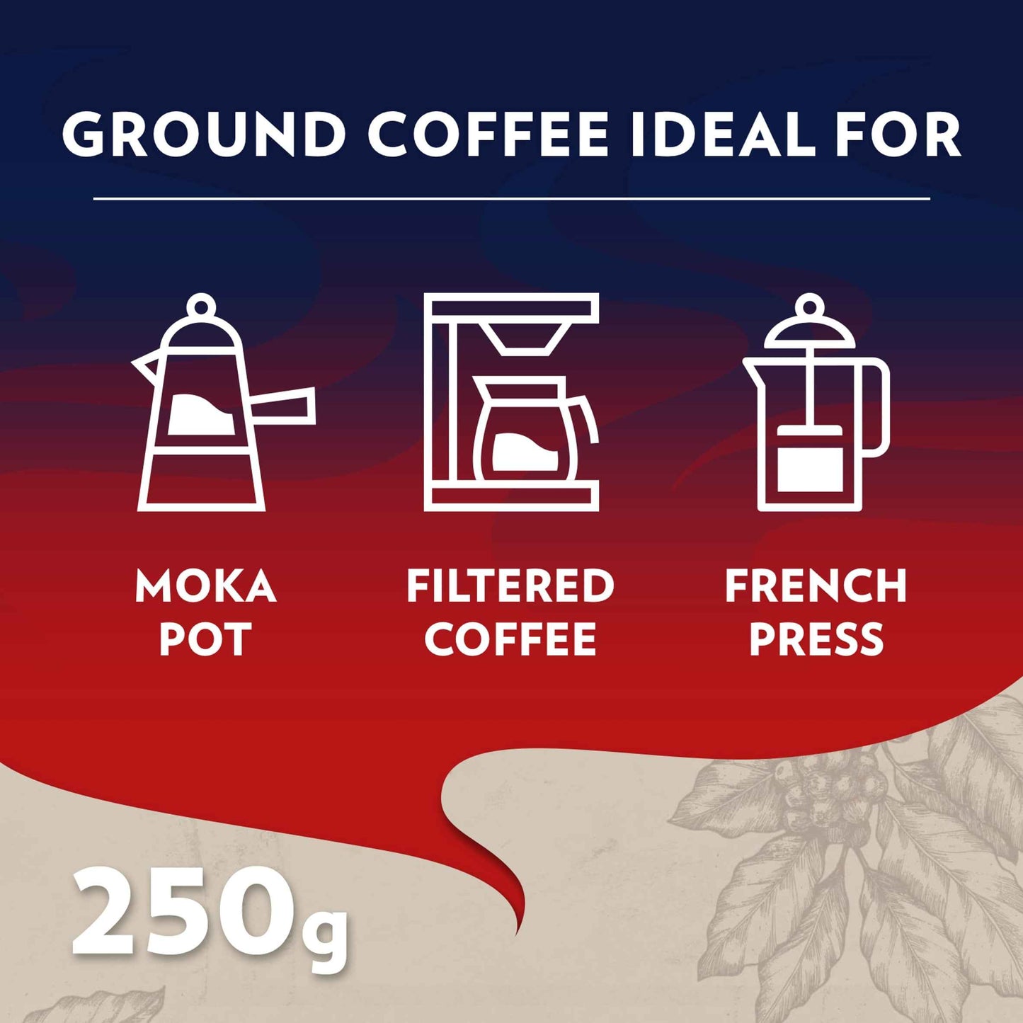 LAVAZZA Crema E Gusto Classico Ground Roasted Coffee 500 G