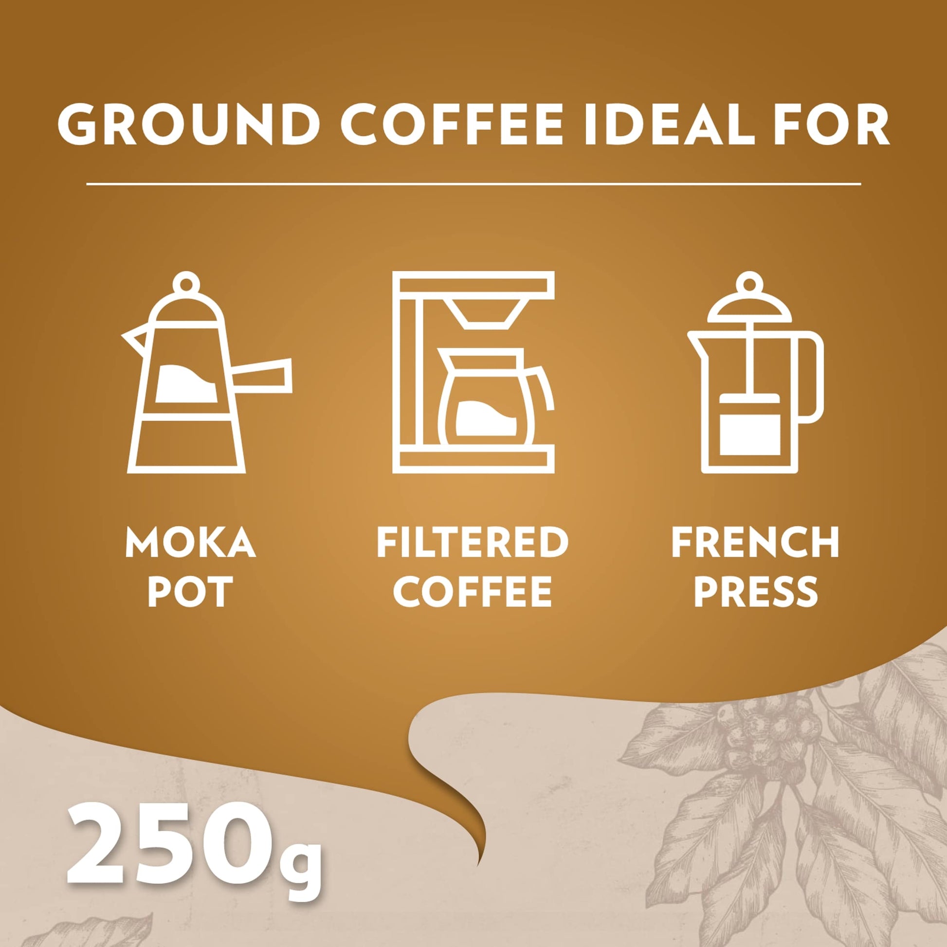 Lavazza Qualita Oro Coffee 250G — image 5