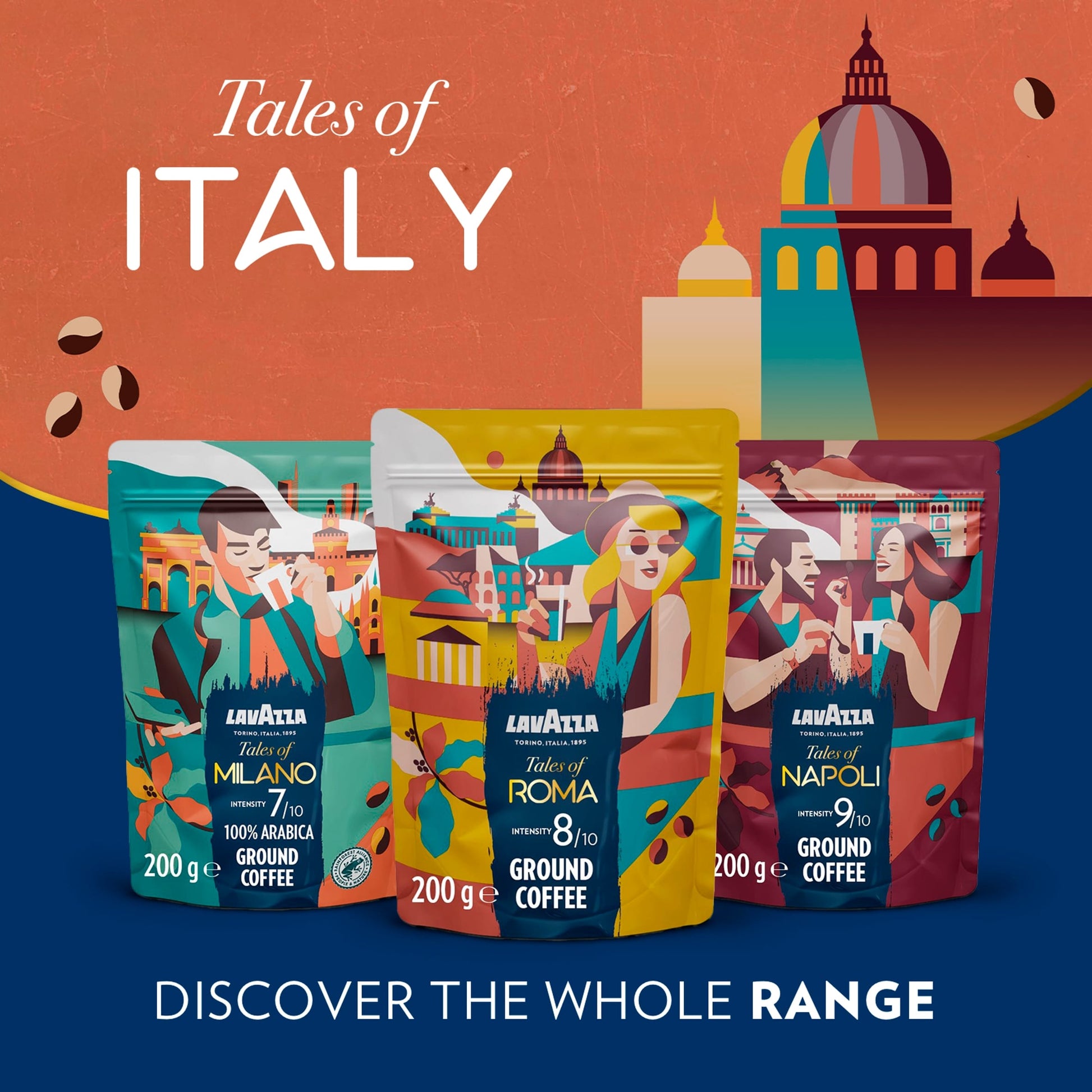 Lavazza Tales of Roma Ground Coffee 200g — image 5