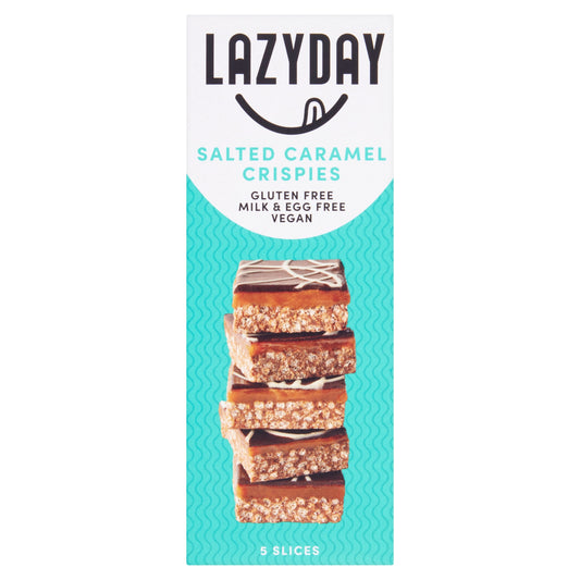 LazyDay Salted Caramel Crispies Rice Crisped Squares 150g — image 1