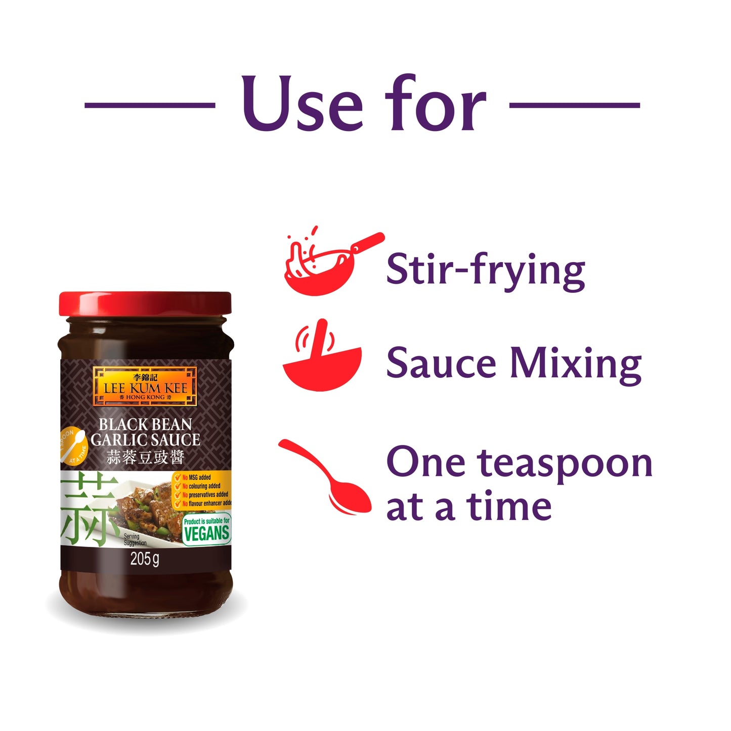 Lee Kum Kee Black Bean Garlic Sauce 205G — image 2