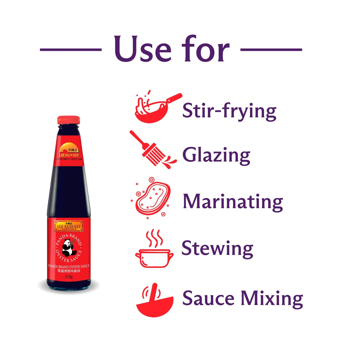 Lee Kum Kee Panda Oyster Sauce 510G — image 2
