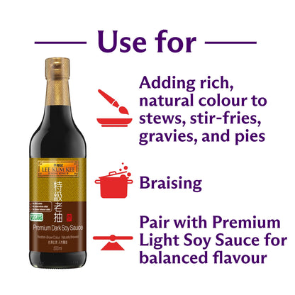 Lee Kum Kee Premium Dark Soy Sauce 500Ml — image 2
