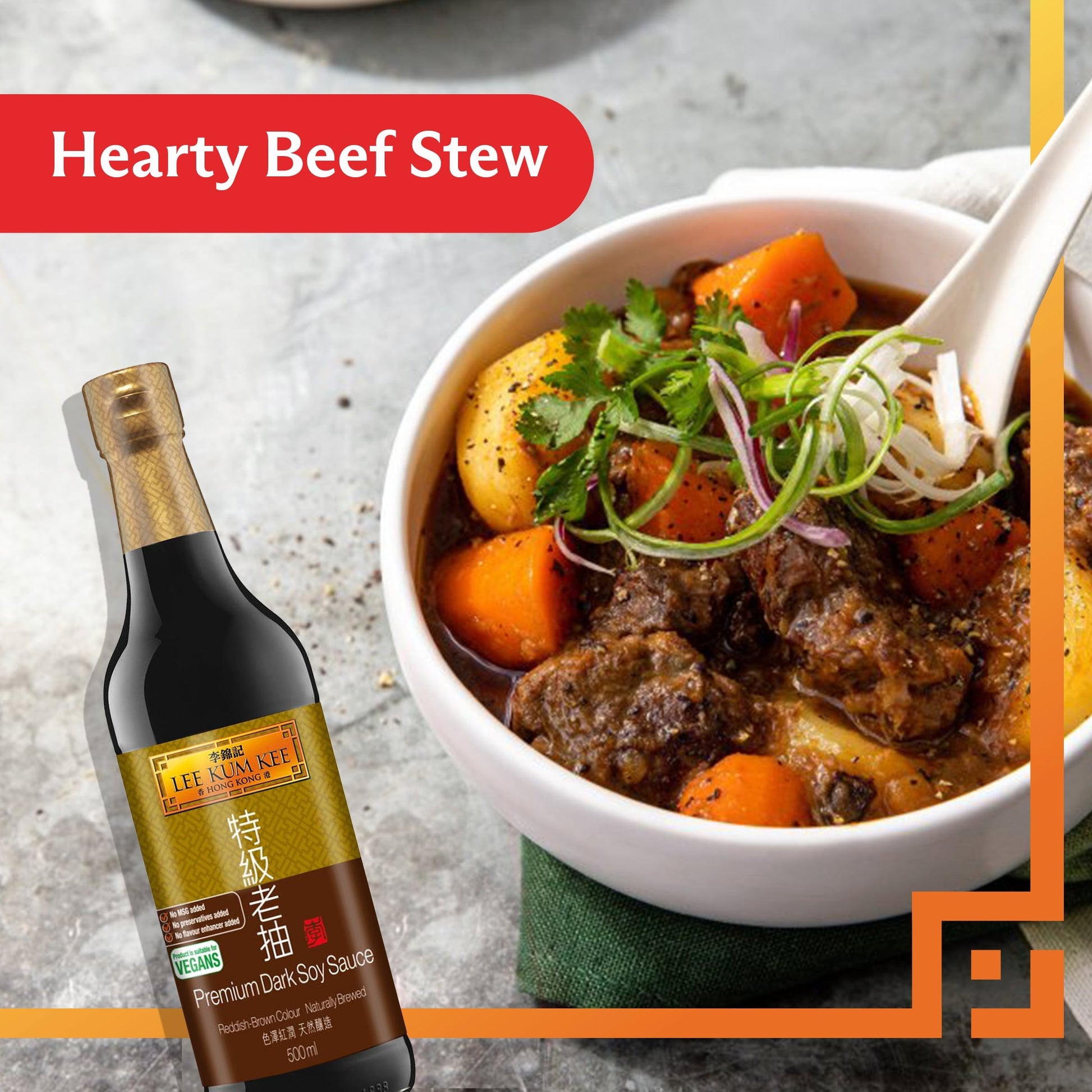Lee Kum Kee Premium Dark Soy Sauce 500Ml — image 4