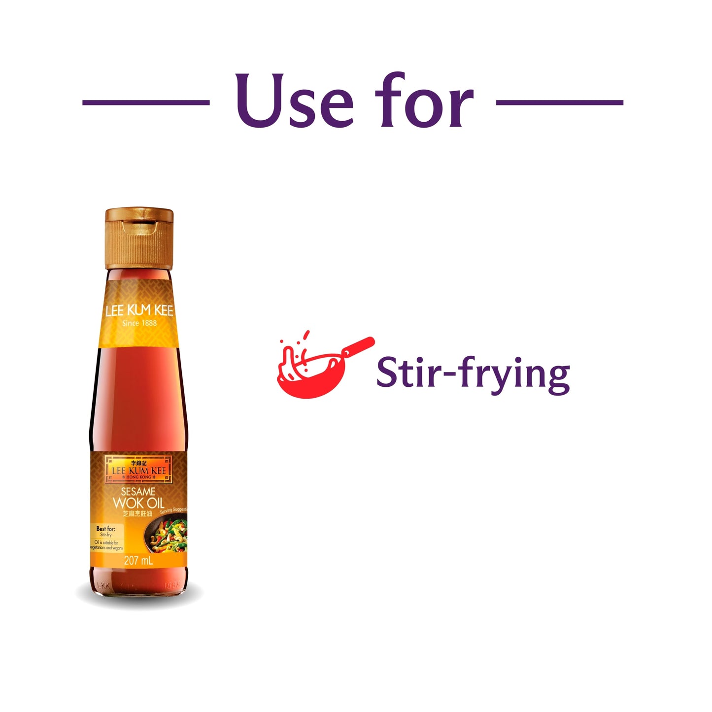 Lee Kum Kee Sesame Wok Oil 207ml — image 2