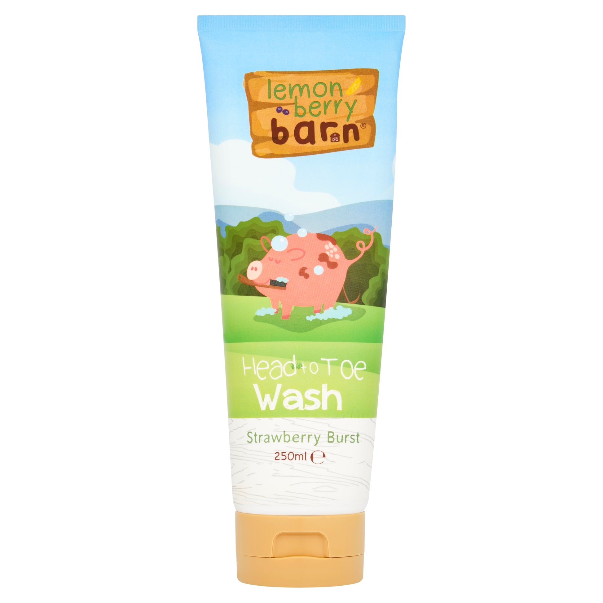 Lemon Berry Barn Head to Toe Wash Strawberry Burst 250ml — image 1