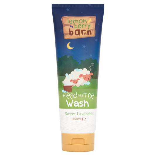 Lemon Berry Barn Head to Toe Wash - Sweet Lavender 250ml — image 1