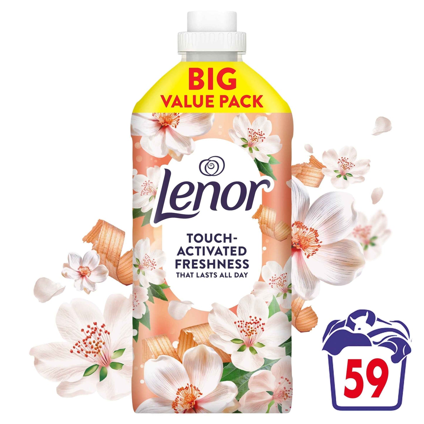 Lenor Fabric Conditioner White Cedar & Jasmine 59 Washes 1829ml