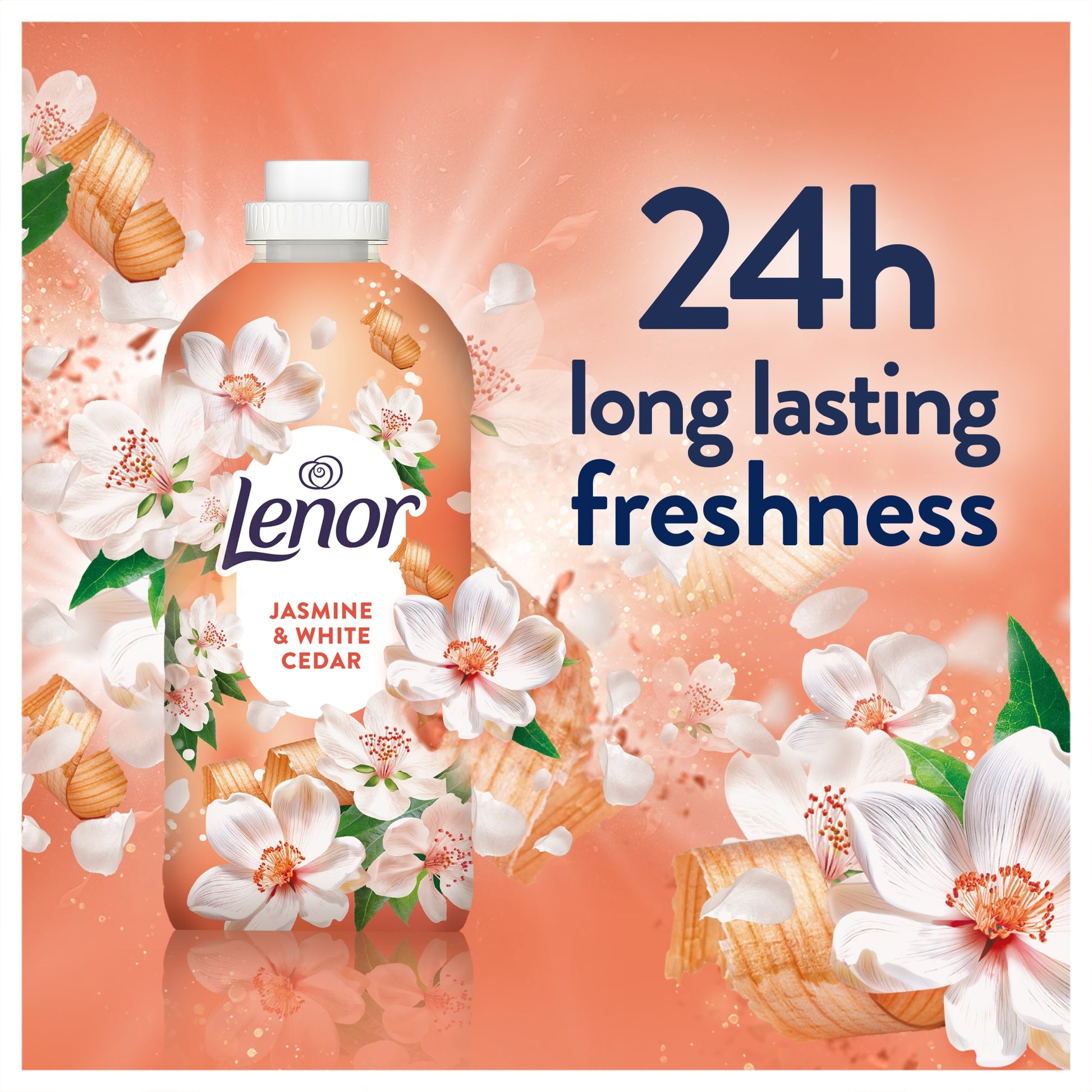 Lenor Fabric Conditioner White Cedar & Jasmine 59 Washes 1829ml — image 5