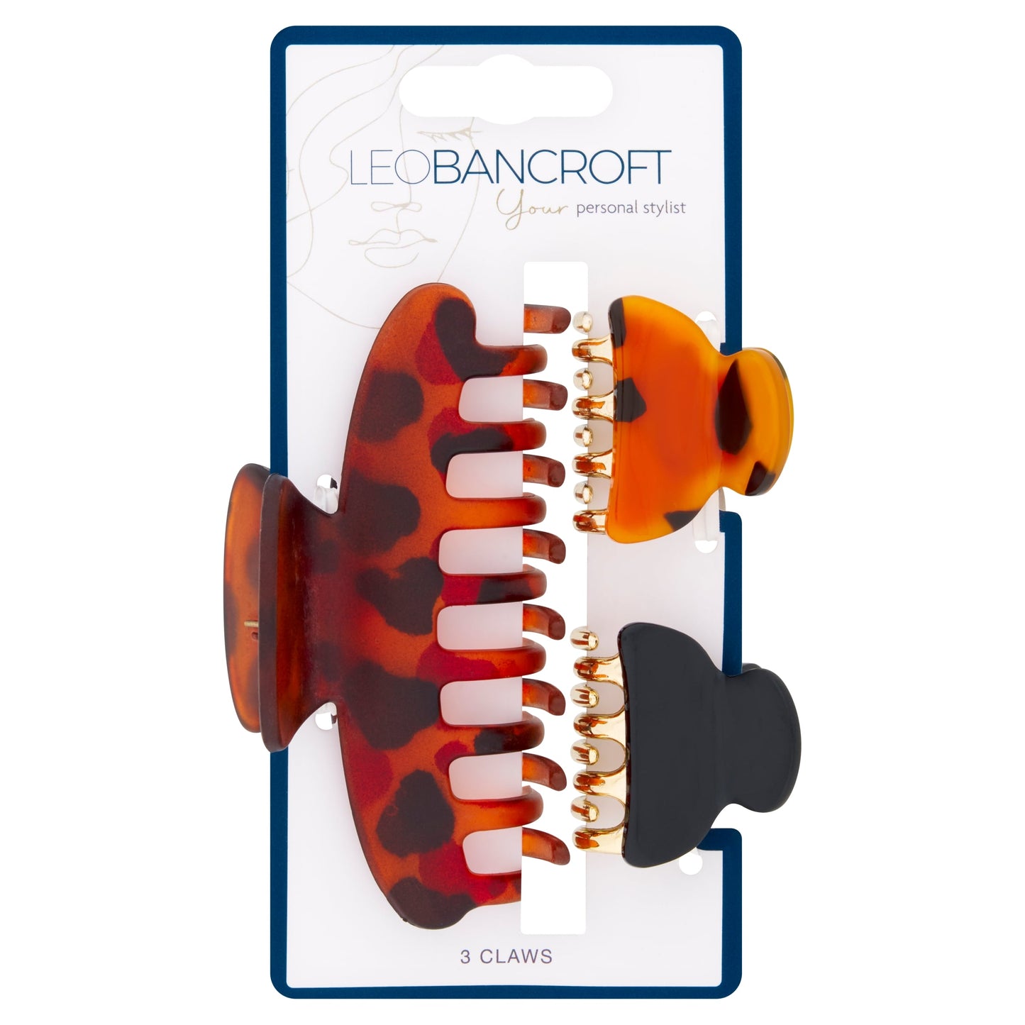 LEO BANCROFT ASSORTED CLAWS 3 PACK TORT — image 1