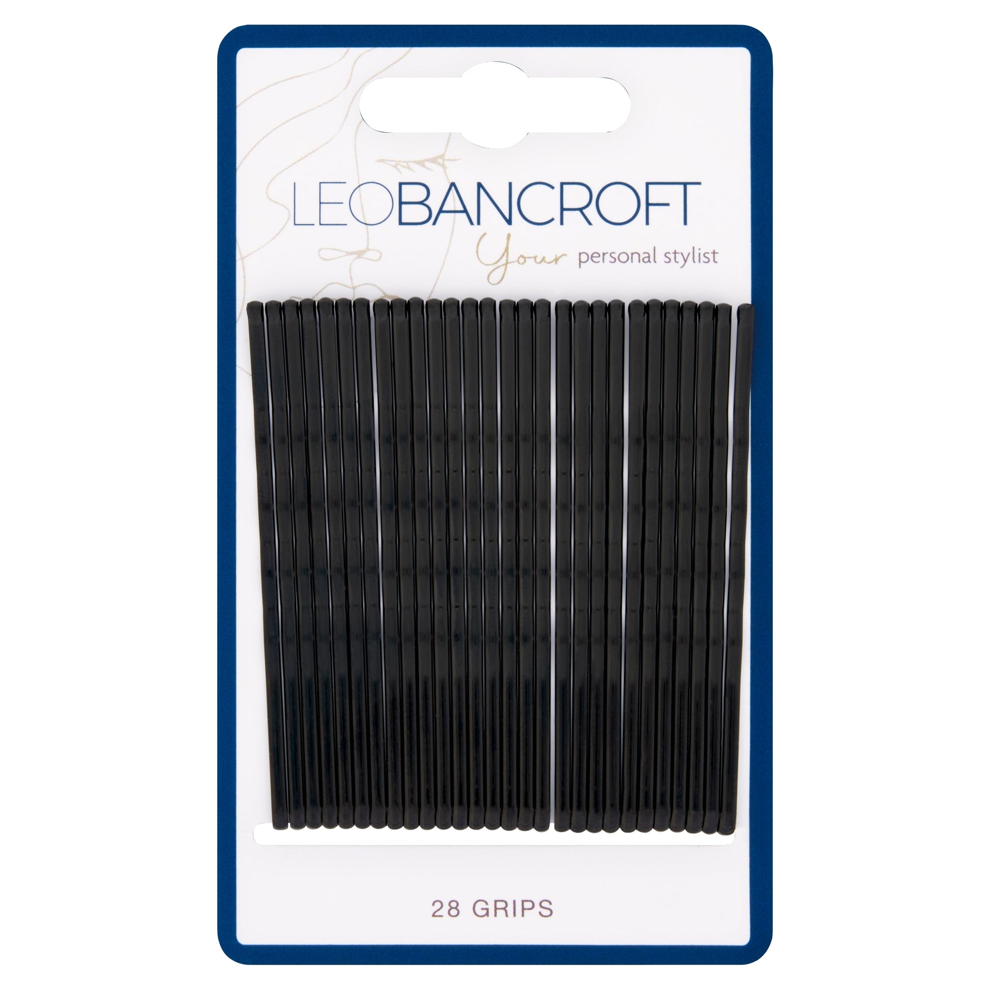Leo Bancroft Large Hair Grips Black 28Pk — image 1