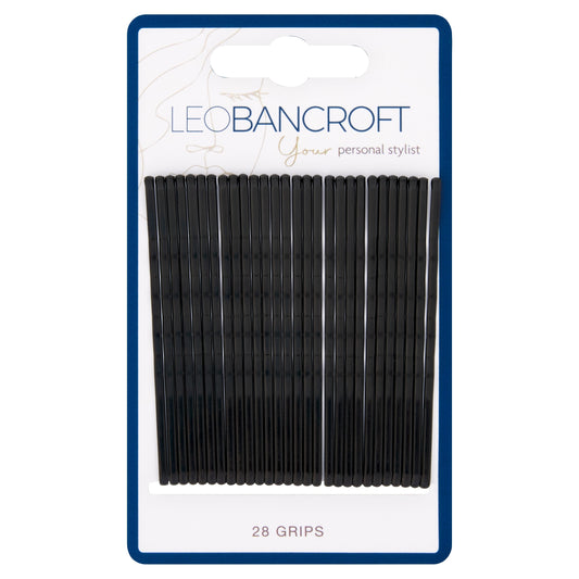 Leo Bancroft Large Hair Grips Black 28Pk — image 1