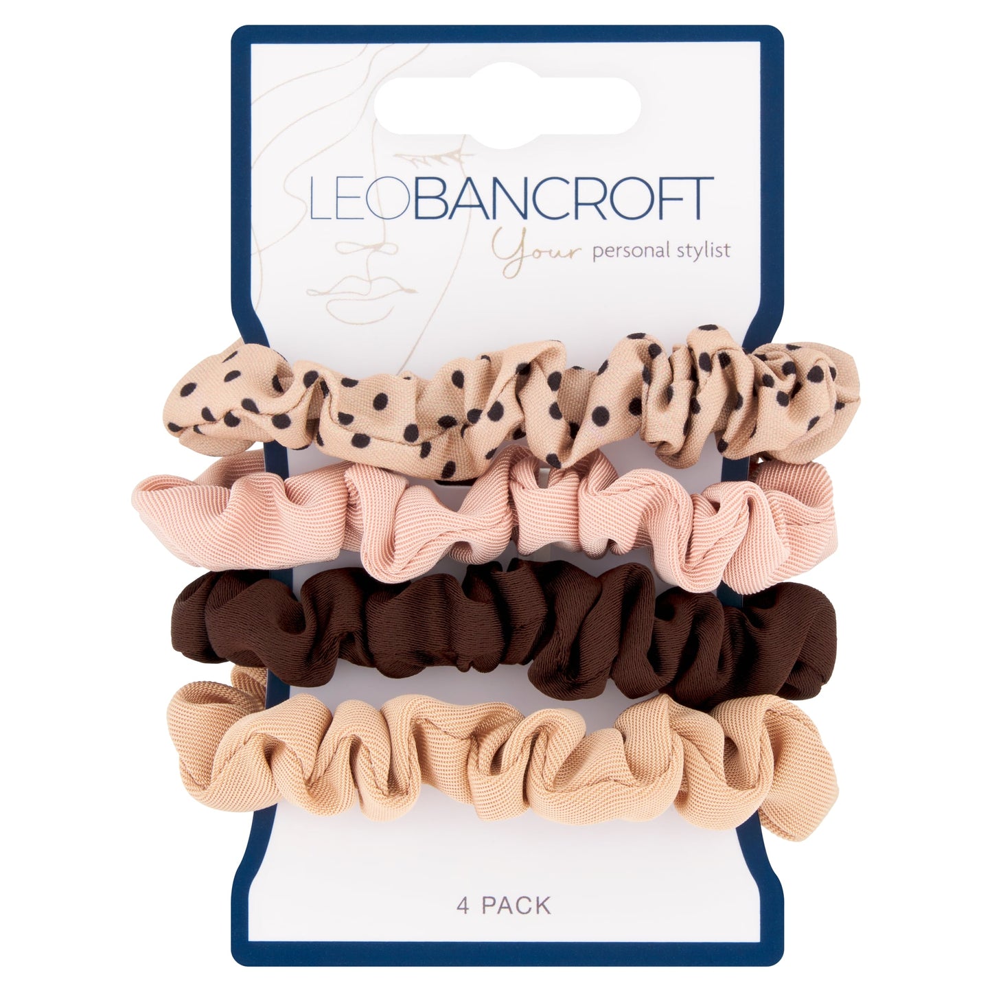 Leo Bancroft Mini Scrunchies Assort 4 Pack — image 1