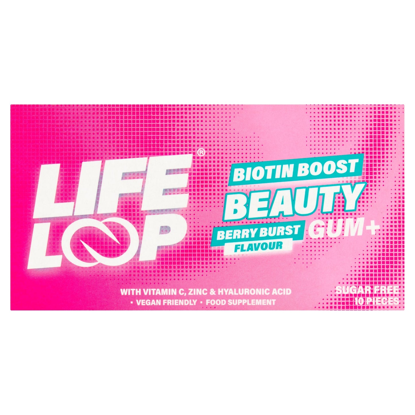 Life Loop Beauty Biotin Boost Berry Burst Gum 10pieces — image 1