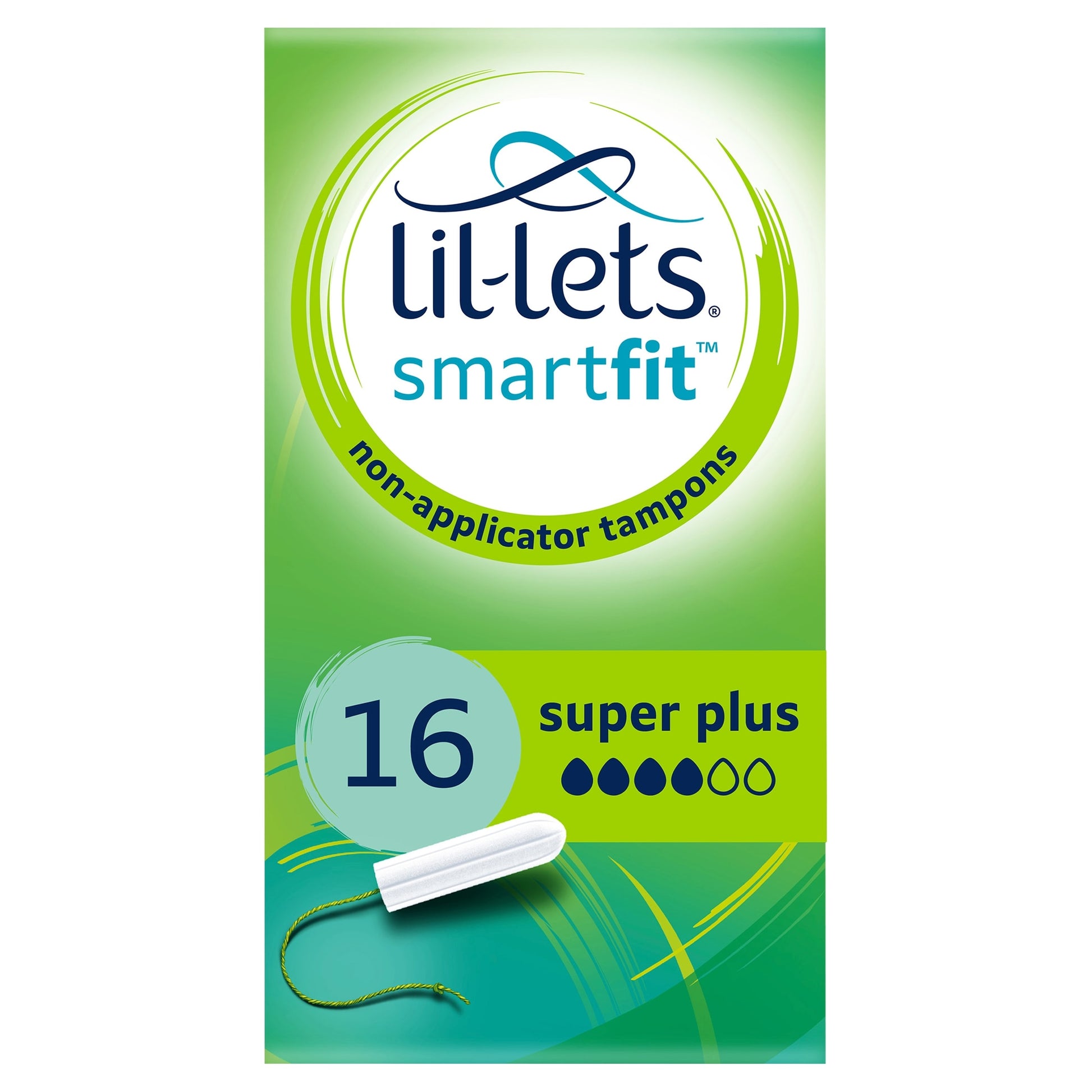 Lil Lets Non Applicator Super Plus Tampons 16 Pack — image 1