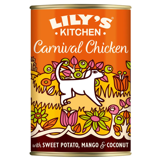Lily's Kitchen Carnival Chicken with Sweet Potato & Turmeric for Dogs 400g — image 1
