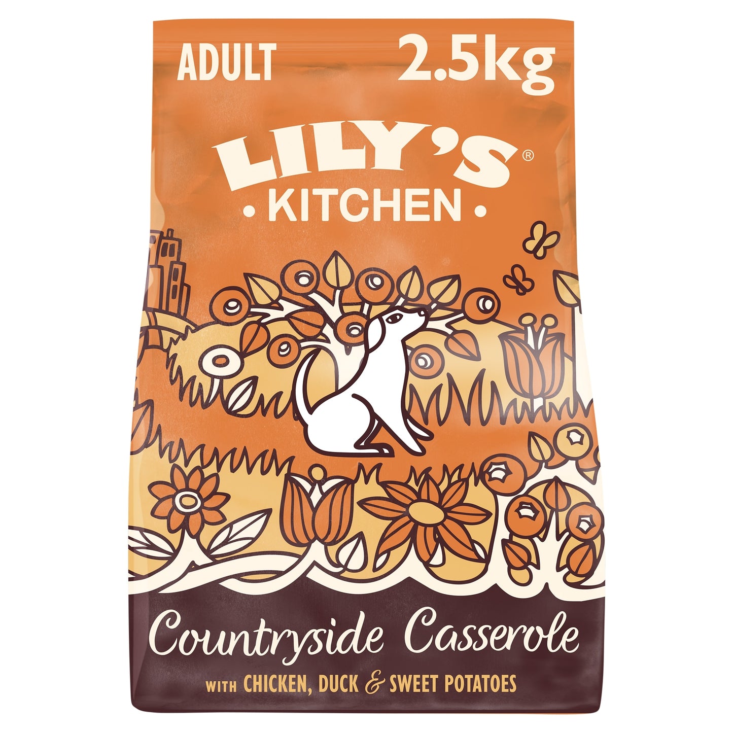 Lily's Kitchen Countryside Casserole with Chicken, Duck & Sweet Potatoes Dry Dog Food 2.5kg — image 1