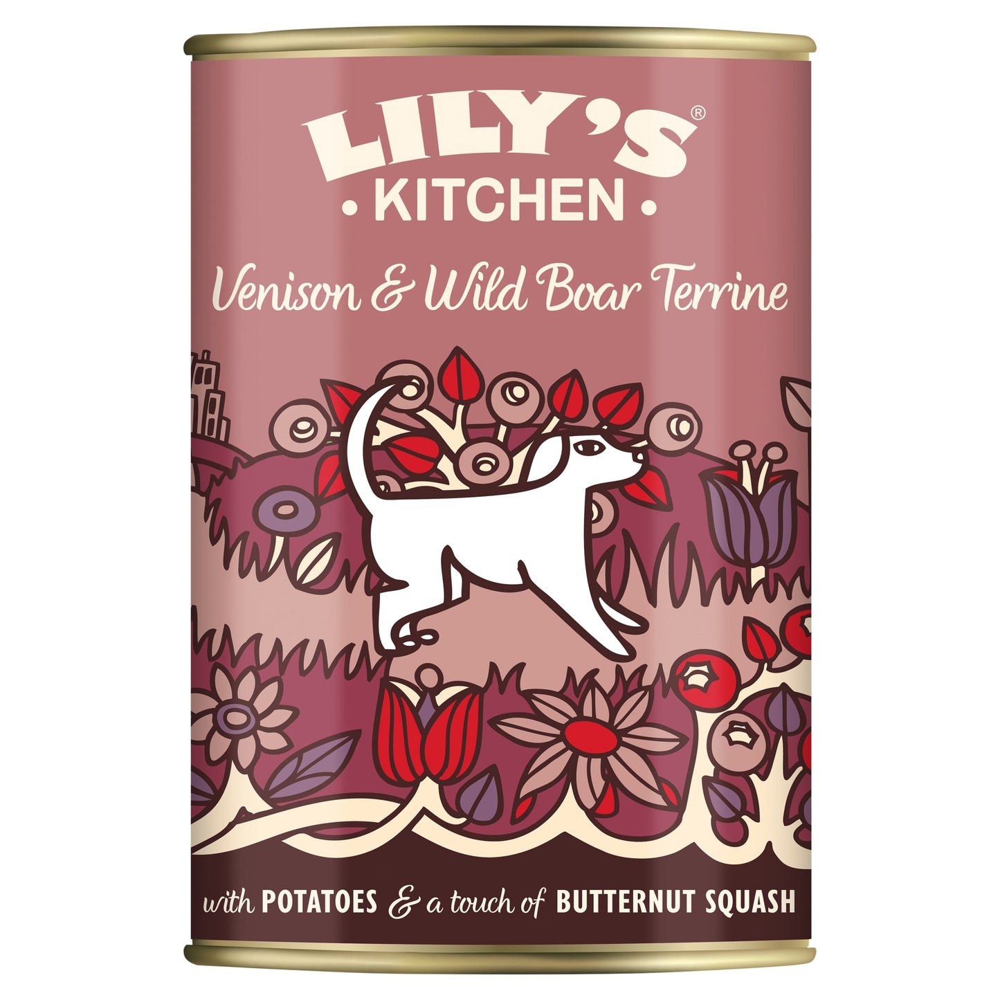 Lily's Kitchen Dog Food Venison & Wild Boar Terrine 400g' — image 1