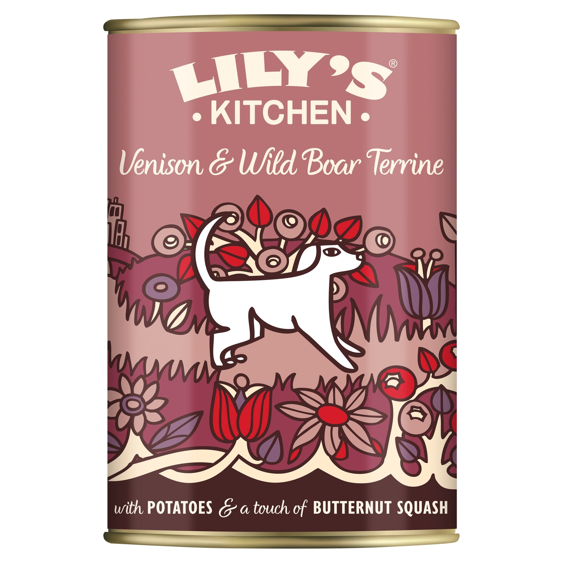 Lily's Kitchen Dog Food Venison & Wild Boar Terrine 400g' — image 1