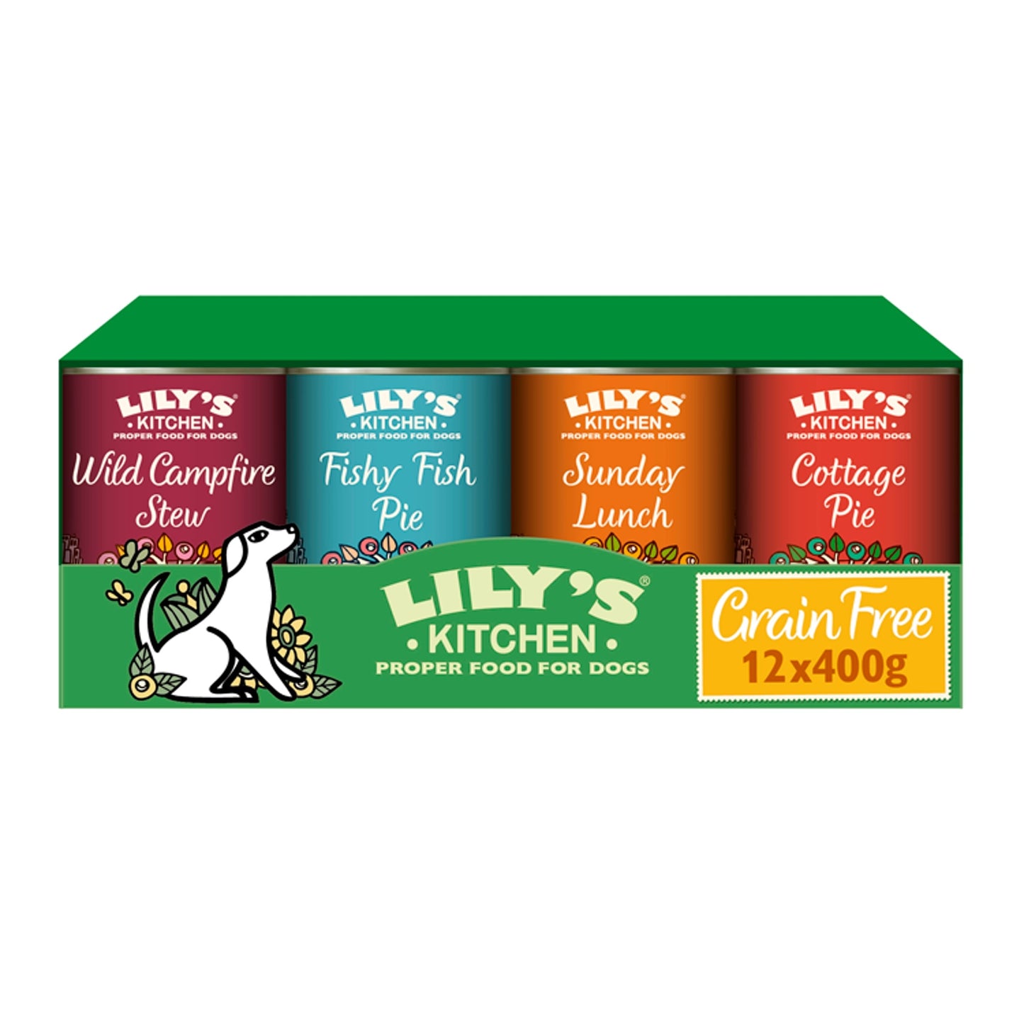 Lily's Kitchen Grain Free Tins for Dogs 12x400g — image 1