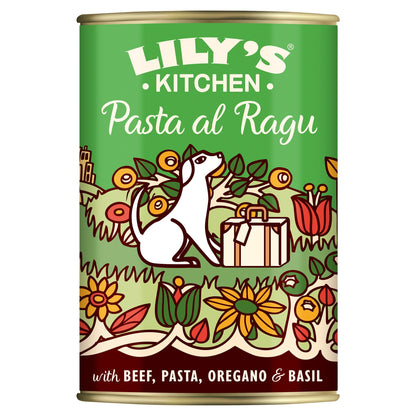 Lily's Kitchen Pasta al Ragu with Beef, Oregano & Basil Dog Food 400g — image 1