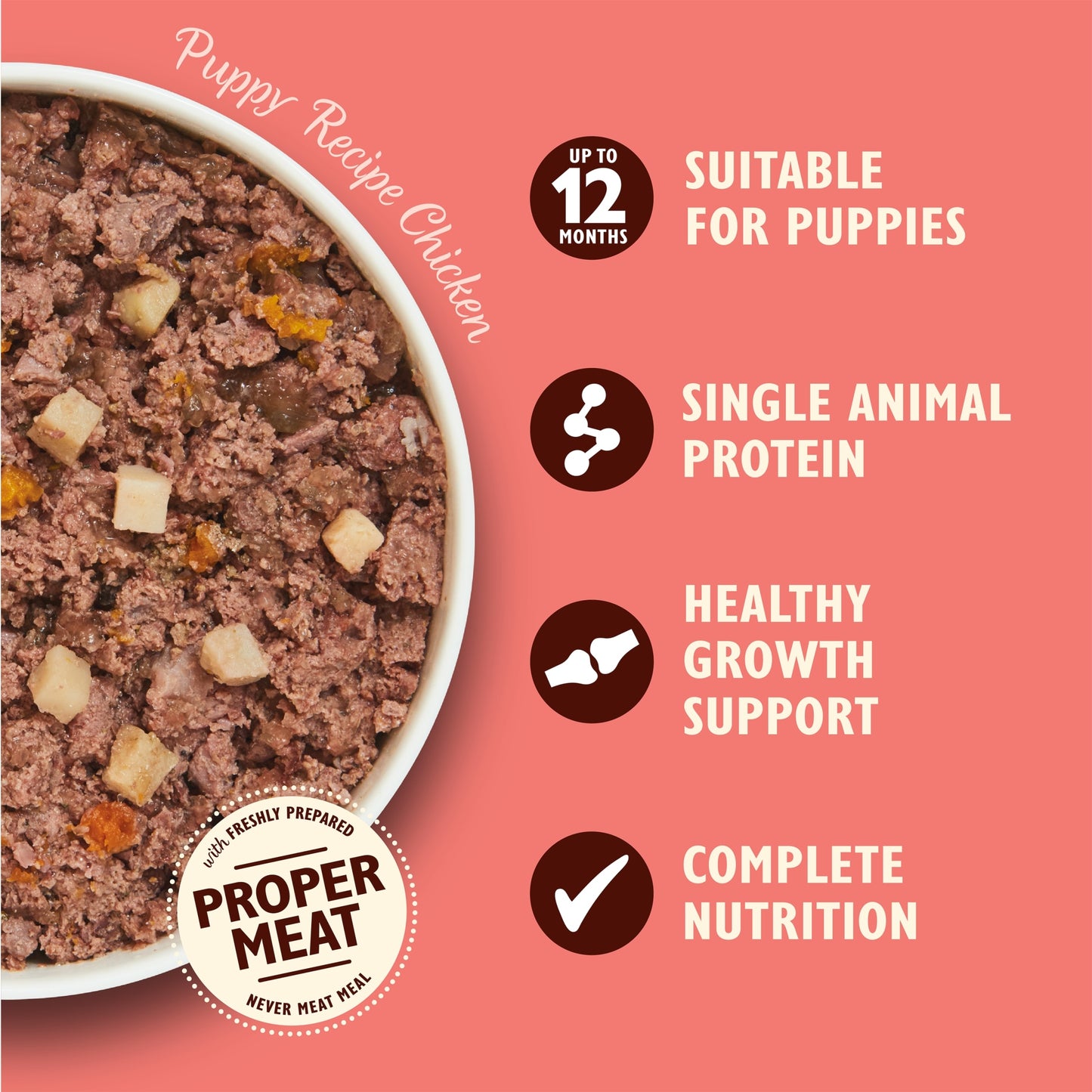 Lily's Kitchen Puppy Recipe with Chicken, Potatoes and Carrots 150g — image 3