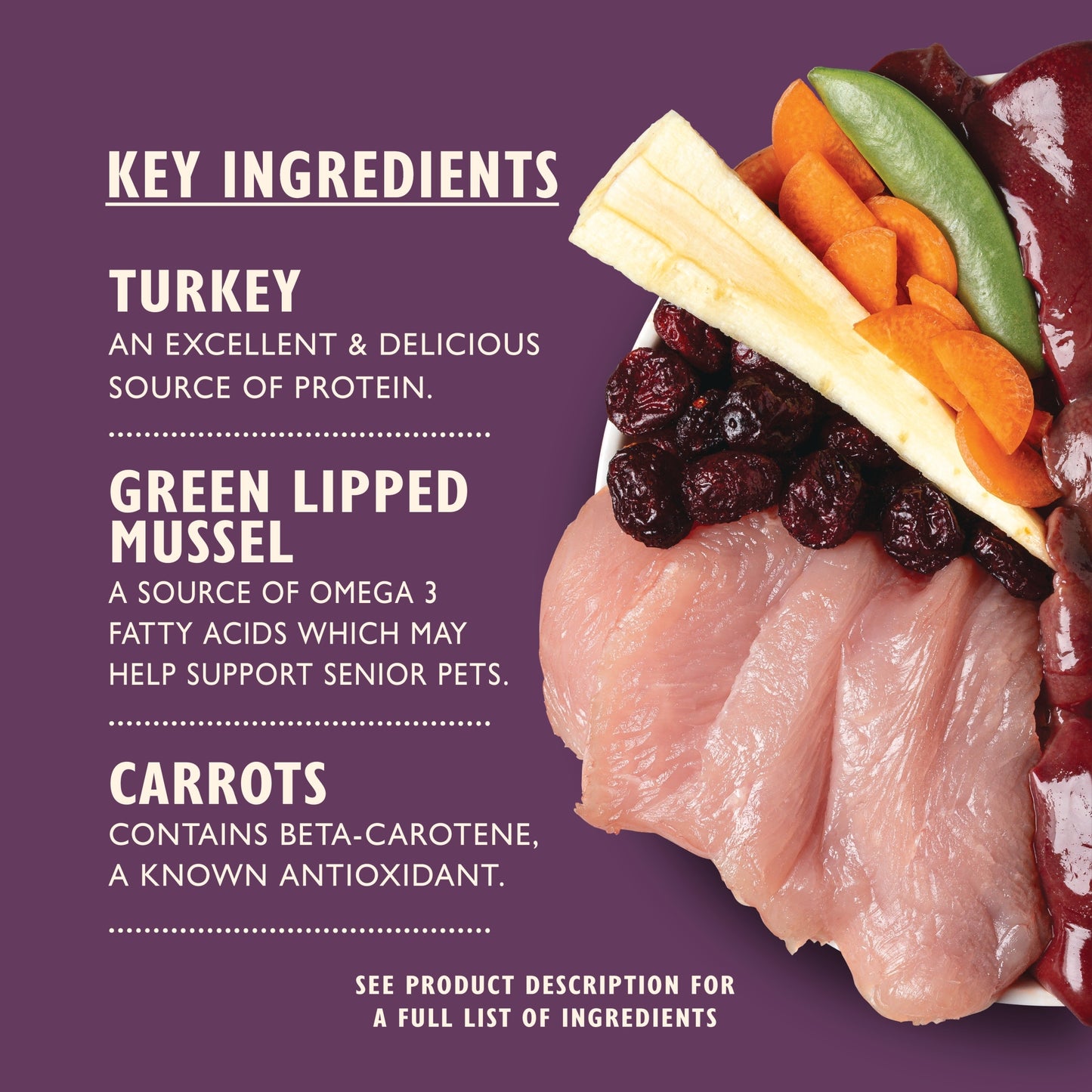 Lily's Kitchen Senior Recipe with Turkey, Cranberries & Parsnips for Dogs 150g — image 2