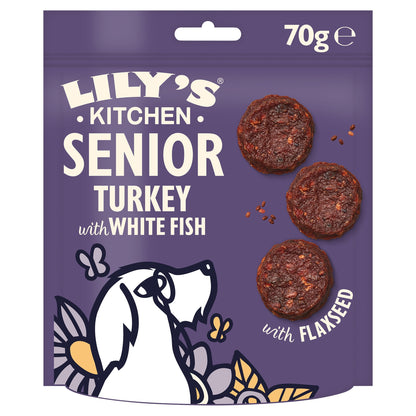 Lily's Kitchen Senior Turkey with White Fish Bites 70g — image 1