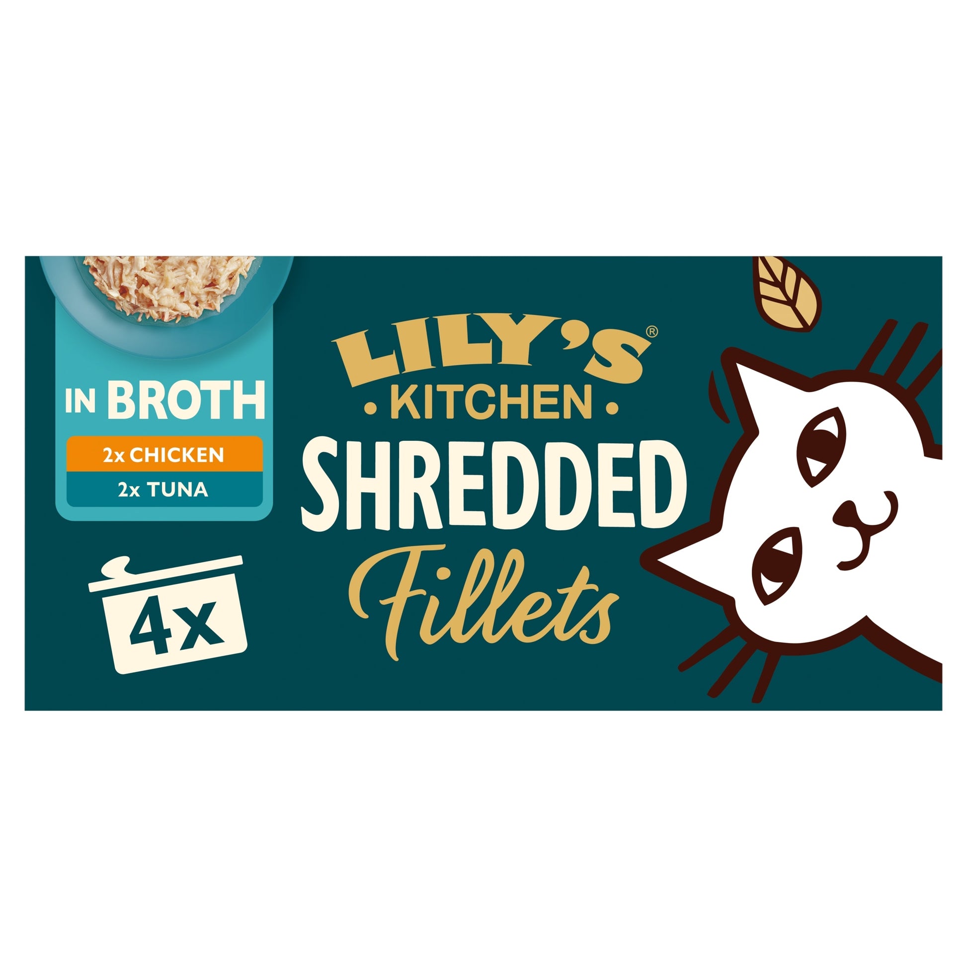 Lily's Kitchen Shredded Fillets in Broth Cat Food Multipack 4x70g — image 1