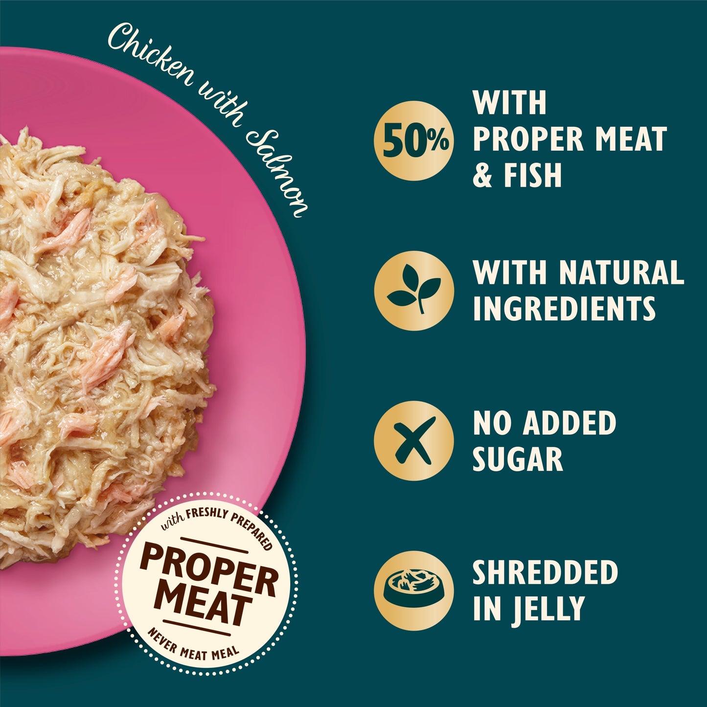 LILY'S KITCHEN SHREDDED FILLETS IN JELLY CAT FOOD M/PACK 4x70g — image 3