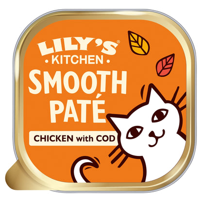 Lily’s Kitchen Smooth Paté Chicken with Cod for Adult Cats 85g — image 1
