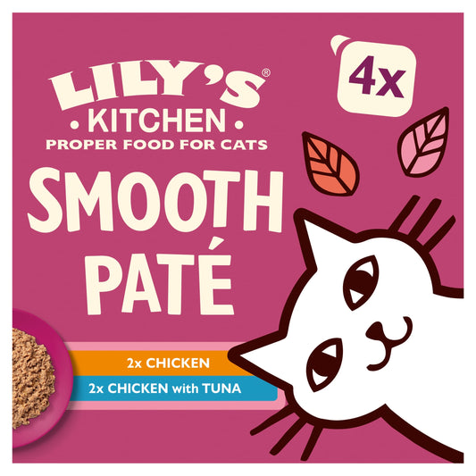 Lily’s Kitchen Smooth Paté Multipack Complete Adult Cat Food 4x85g — image 1